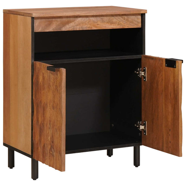 Akazienbraunes Sideboard mit Stauraum 60 cm