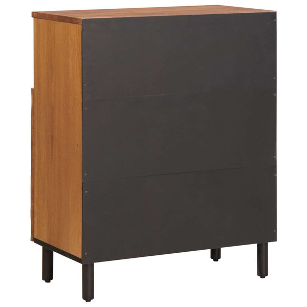 Akazienbraunes Sideboard mit Stauraum 60 cm