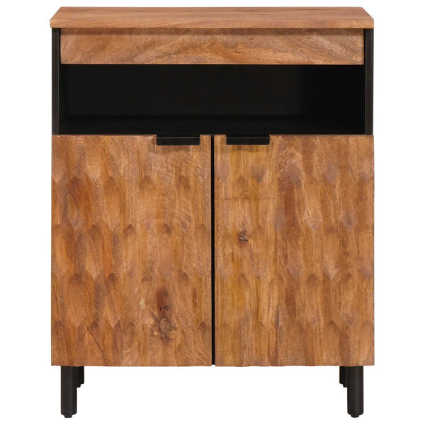 Akazienbraunes Sideboard mit Stauraum 60 cm