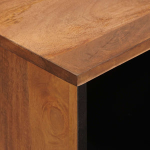 Akazienbraunes Sideboard mit Stauraum 80 cm