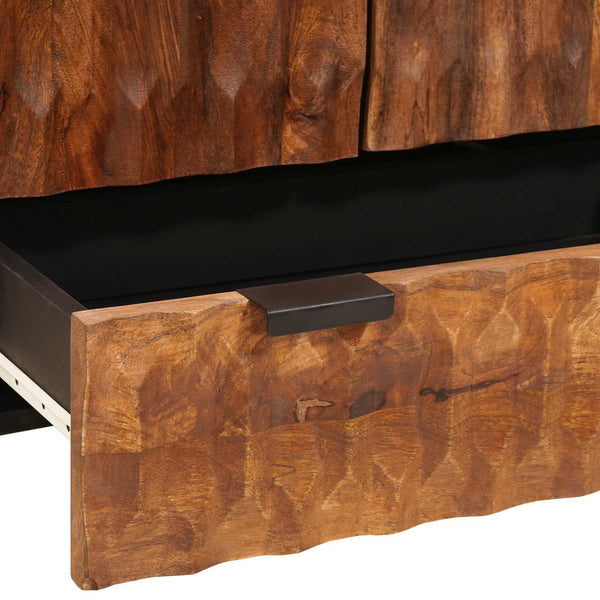 Highboard Akazienbraun 60x33x100 cm