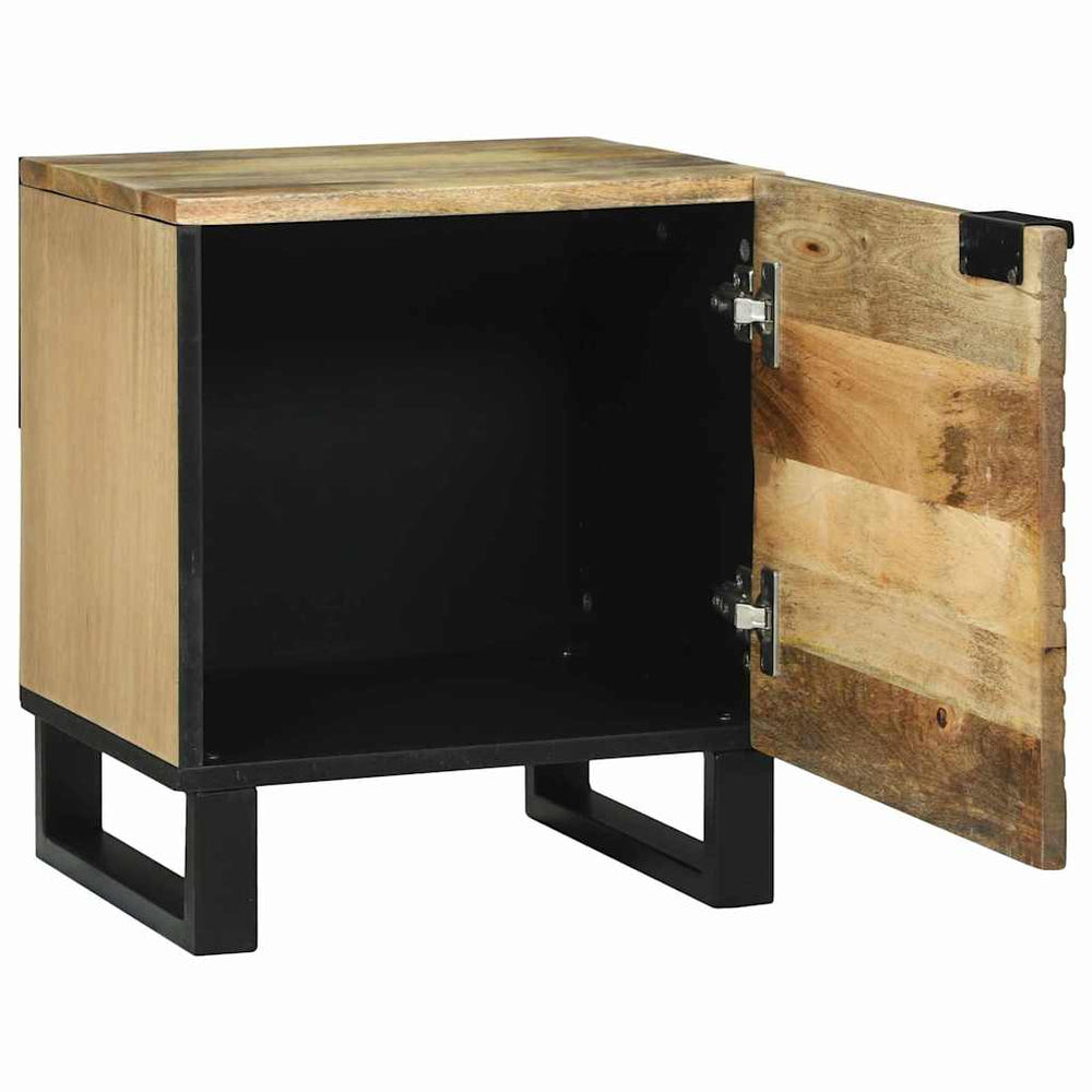 vidaXL Bedside Cabinet Brown 40 x 33 x 46 cm Solid Acacia Wood