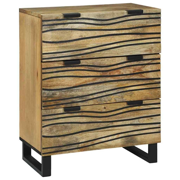 Sideboard Braun Mango Massivholz 60 cm