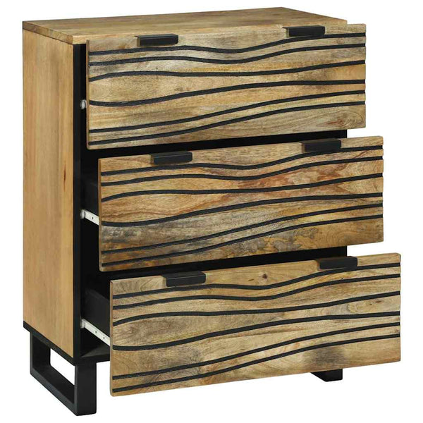 Sideboard Braun Mango Massivholz 60 cm