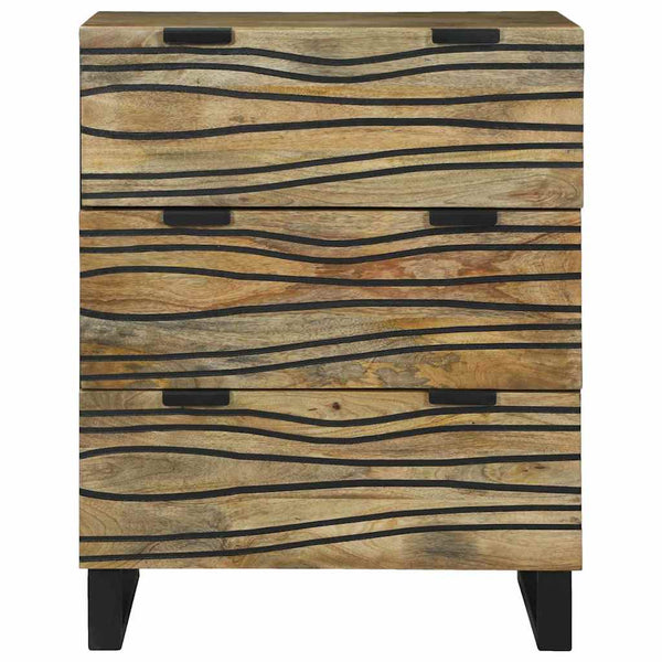 Sideboard Braun Mango Massivholz 60 cm
