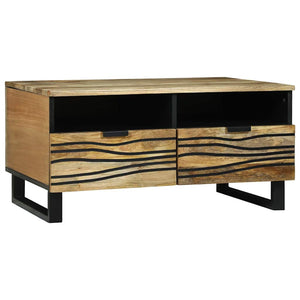 Couchtisch Akazie Massivholz 80x54 cm