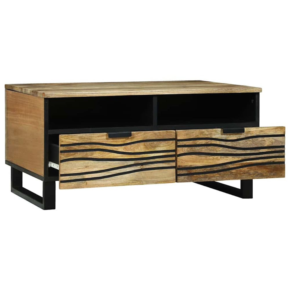 Couchtisch Akazie Massivholz 80x54 cm