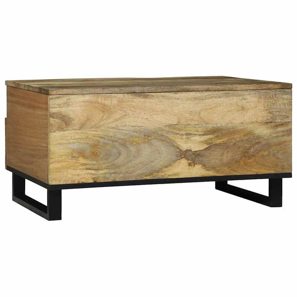 Couchtisch Akazie Massivholz 80x54 cm