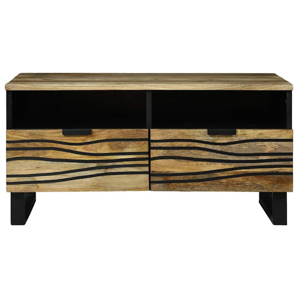 Couchtisch Akazie Massivholz 80x54 cm