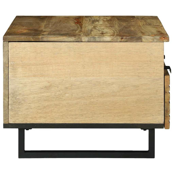 Couchtisch Akazie Massivholz 80x54 cm