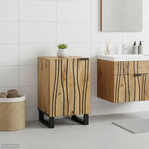 Waschbeckenschrank Braun Holzwerkstoff 38x33,5x58cm