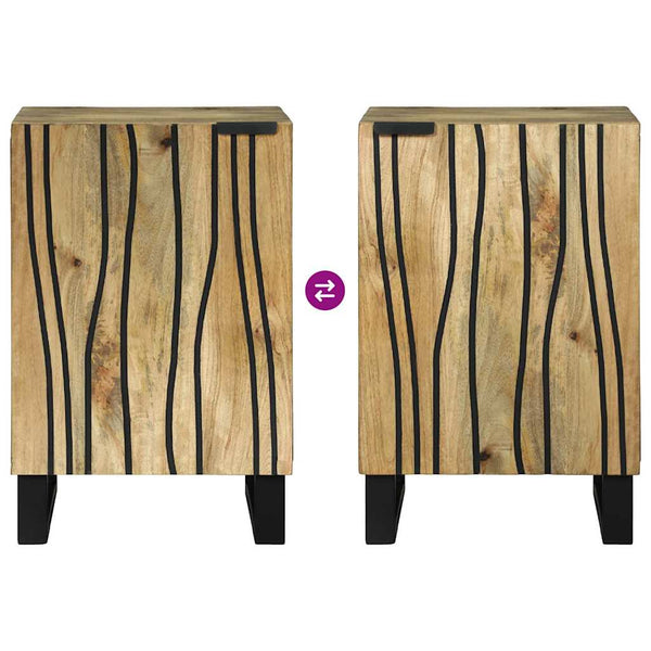 Waschbeckenschrank Braun Holzwerkstoff 38x33,5x58cm