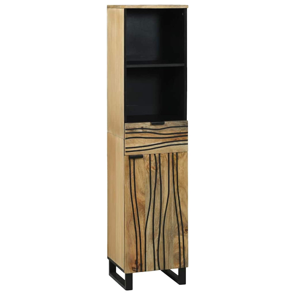 Waschbeckenschrank Braun 38x33x160cm