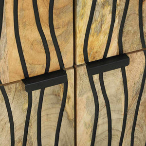 Sideboard Braun Massivholz Mango 60x75 cm