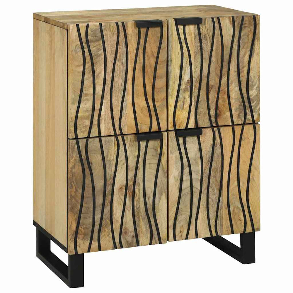 vidaXL Sideboard Brown 60 x 33 x 75 cm Solid Mango Wood