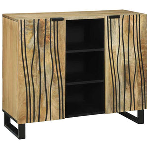 Sideboard Braun Massivholz Mango 90cm