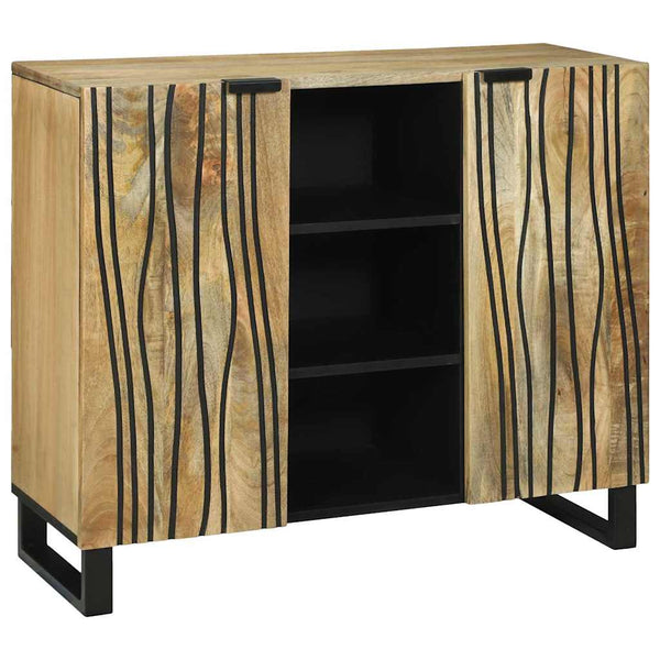 Sideboard Braun Massivholz Mango 90cm