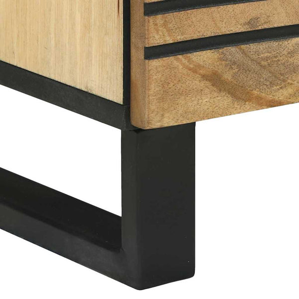 Hochboard Braun Massivholz Mango 110cm