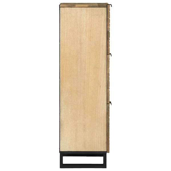 Hochboard Braun Massivholz Mango 110cm