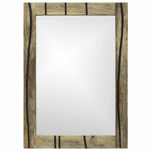 Braun Badezimmerspiegel 70x50 cm