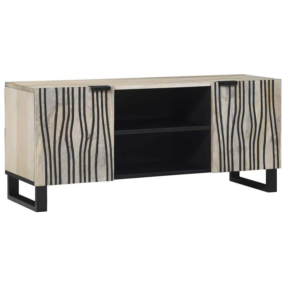 Weiße TV-Einheit 105 cm