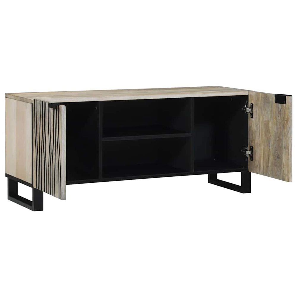 Weiße TV-Einheit 105 cm
