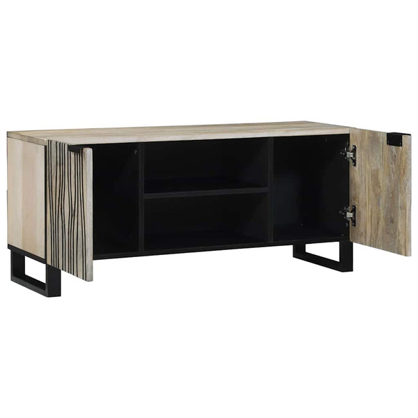Weiße TV-Einheit 105 cm