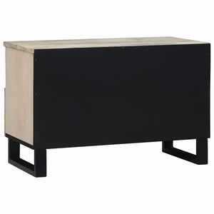 vidaXL Meubles TV avec tiroirs Blanc 70 x 33 x 46 cm Bois d'ingénierie