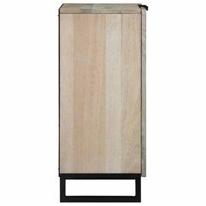 Sideboard Weiß Mango Massivholz 60x33,5x75cm