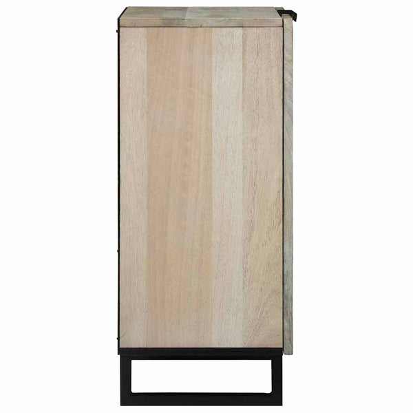 Sideboard Weiß Mango Massivholz 60x33,5x75cm