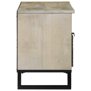 TV-Möbel Weiß mit Schubladen, 105 cm