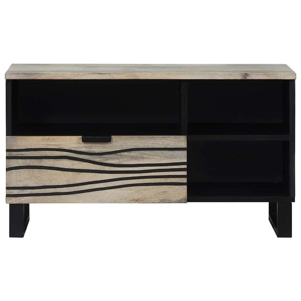 TV-Schrank Weiß mit Schubladen 80 cm
