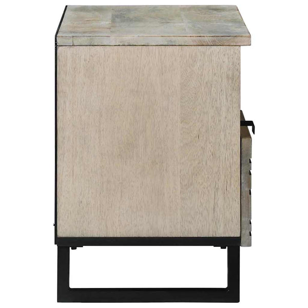 TV-Schrank Weiß mit Schubladen 80 cm
