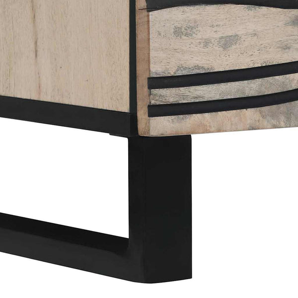 TV-Möbel mit Schubladen, Weiß, 100cm