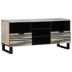TV-Möbel mit Schubladen, Weiß, 100cm