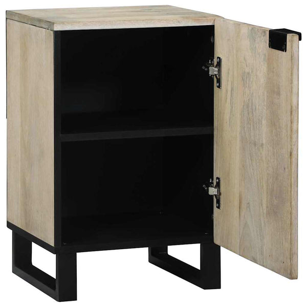 vidaXL Meuble sous lavabo avec porte Blanc 38 x 33,5 x 58 cm Bois d'ingénierie