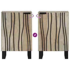 vidaXL Meuble sous lavabo avec porte Blanc 38 x 33,5 x 58 cm Bois d'ingénierie