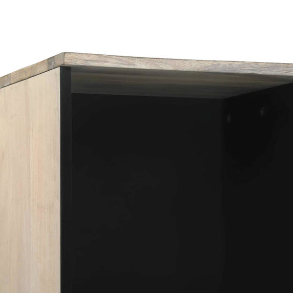 Waschbeckenschrank Weiß 38x33x160cm