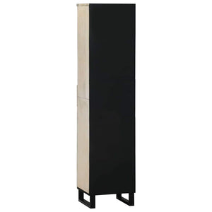 Waschbeckenschrank Weiß 38x33x160cm