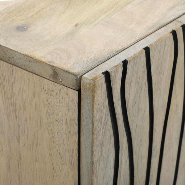 Weißer Medienschrank 60x33x75 cm