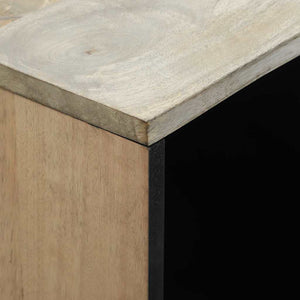 Weißes Sideboard Mangoholz 80 cm