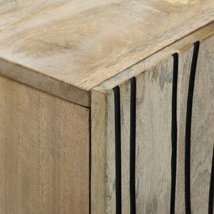 Weißes Sideboard aus Mangoholz, 90 cm