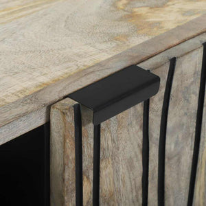 Weißes Sideboard aus Mangoholz, 90 cm
