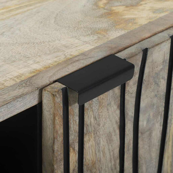 Weißes Sideboard aus Mangoholz, 90 cm