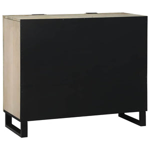 Weißes Sideboard aus Mangoholz, 90 cm