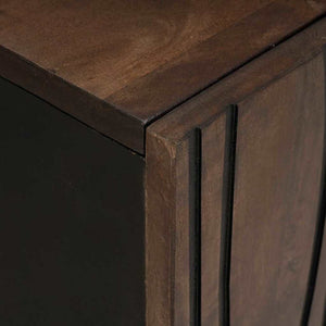 Sideboard Walnuss Mango Massivholz 60 cm
