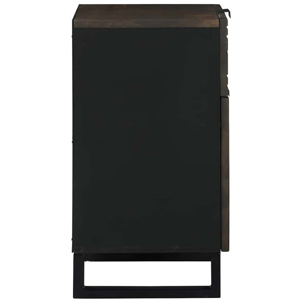Nachttisch Walnuss Akazie Massivholz 60cm
