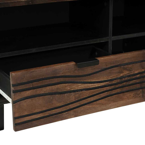TV-Schrank Walnuss Holz 80x33x46 cm