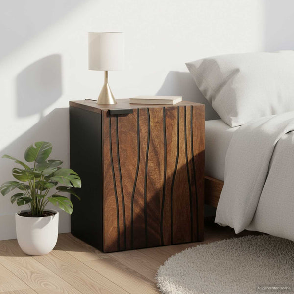 Waschbeckenschrank Walnuss 38x33,5x48cm