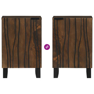 Waschbeckenschrank Walnuss 38x33,5x58 cm
